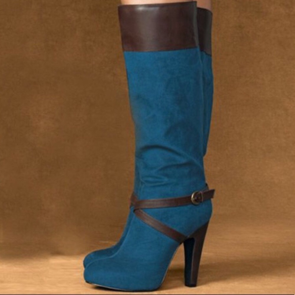 Avon knee high boots.